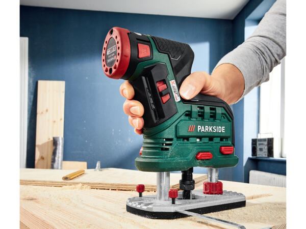 CORDLESS ROUTER INCLUDING BATTERY AND CHARGER