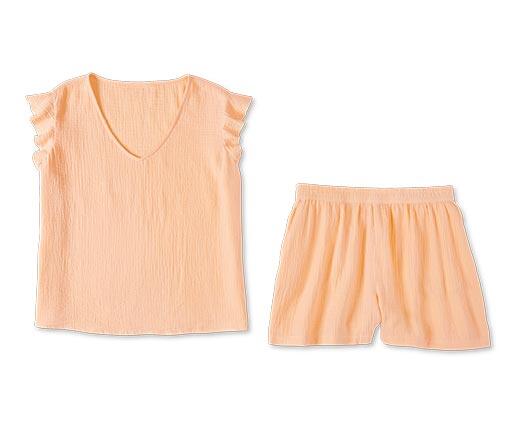 Serra Ladies Cotton Gauze Pajama Set