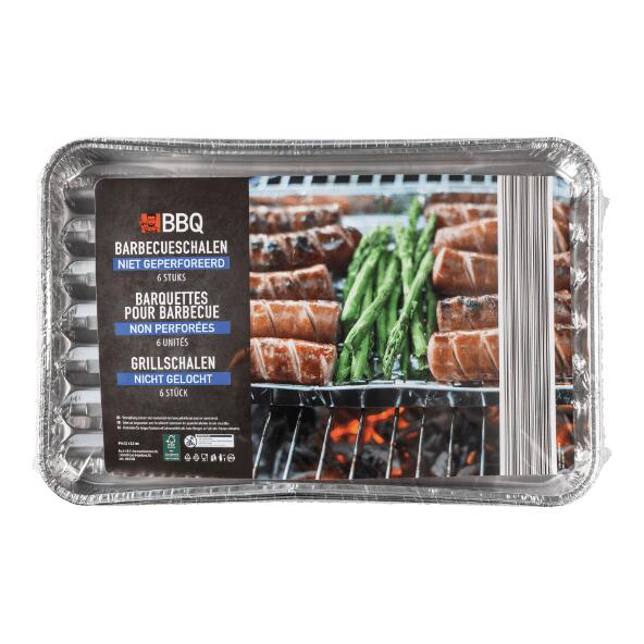 BBQ(R) 				Barbecueschalen, 6 st.