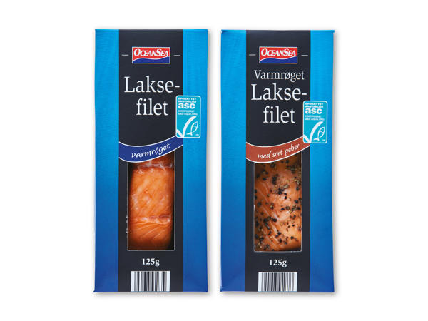 Varmrøget laksefilet