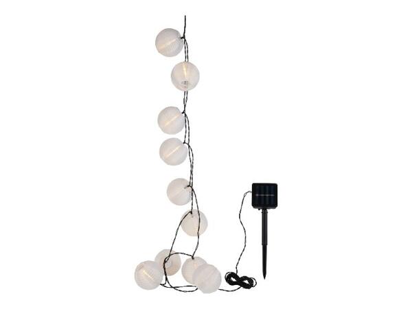 Světelný LED řetěz XXL / Závěsné solární LED světlo