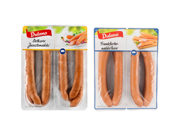 Frankfurter– och ostkorv