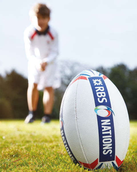 6 Nations Official Rugby Midi Ball