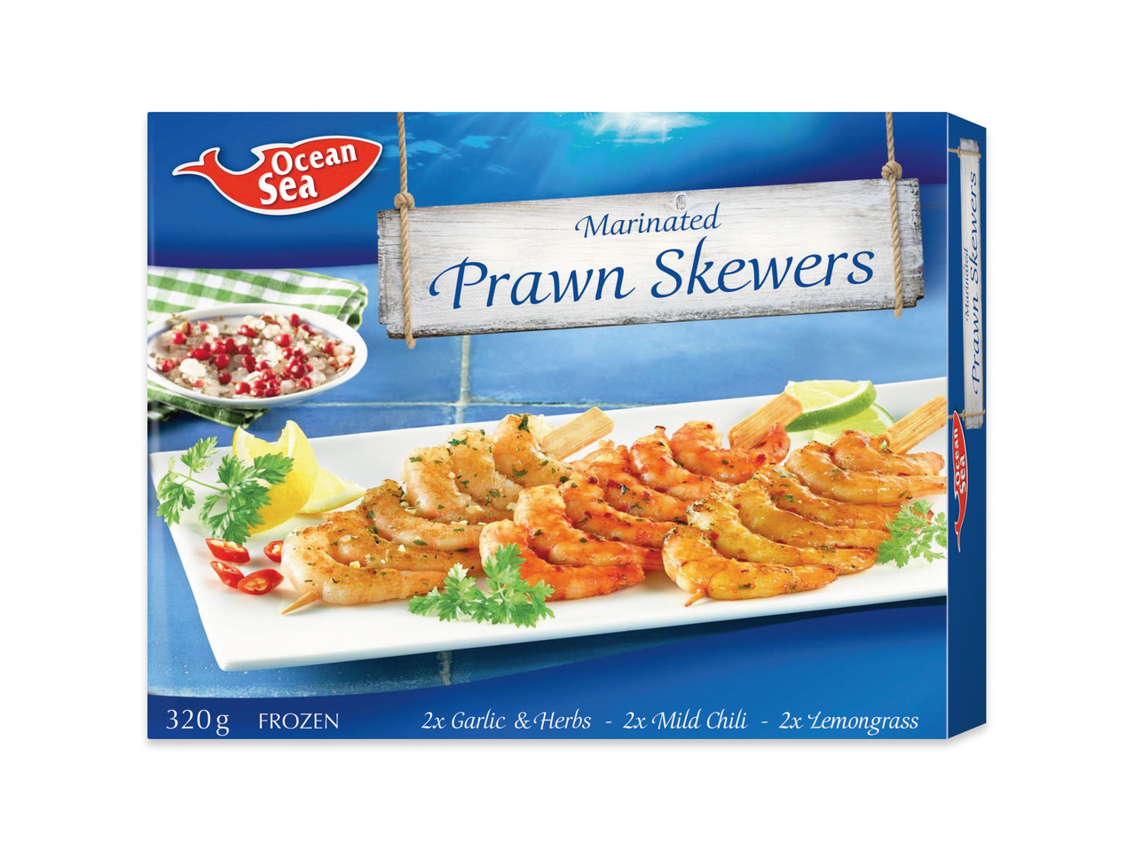 Marinerade räkspett