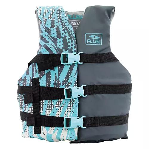 Youth Fluid Life Vest, Grey