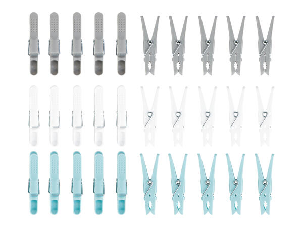 Clothes Pegs or Peg Basket with Clothes Pegs