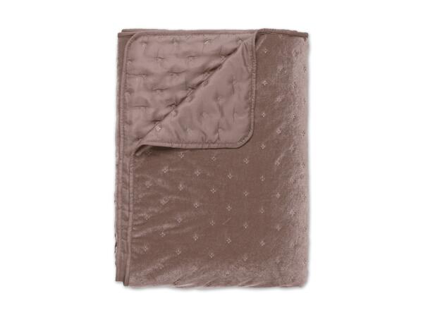 Velours-Tagesdecke