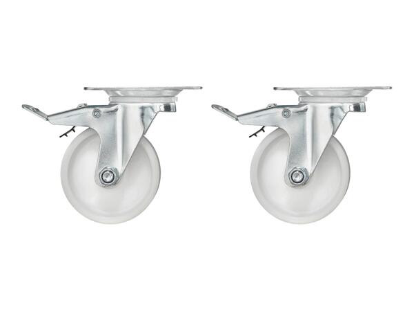 Castors Set, 4 or 8 pieces