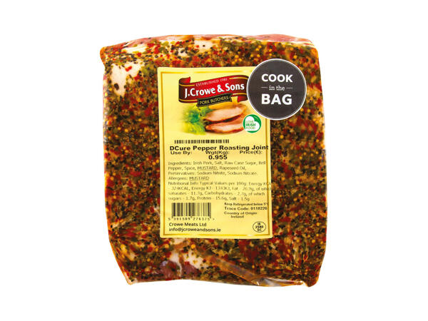 Crowe's Farm Dry Cure Pepper Roasting Joint