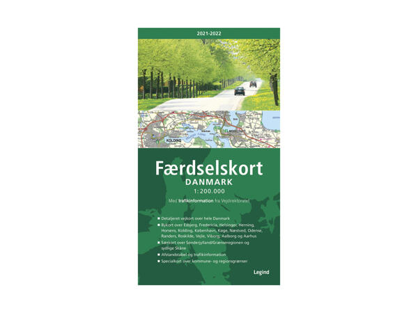 LEGIND(R) Færdselskort Danmark