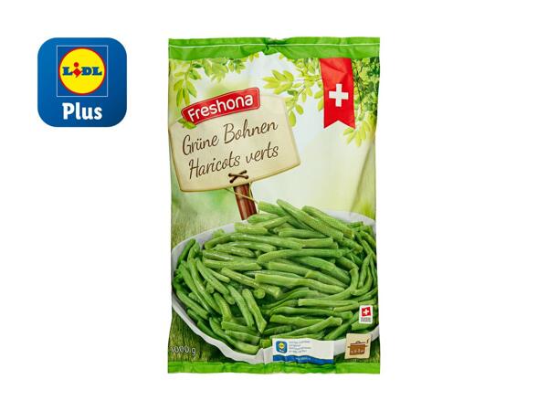 Haricots verts d'origine suisse