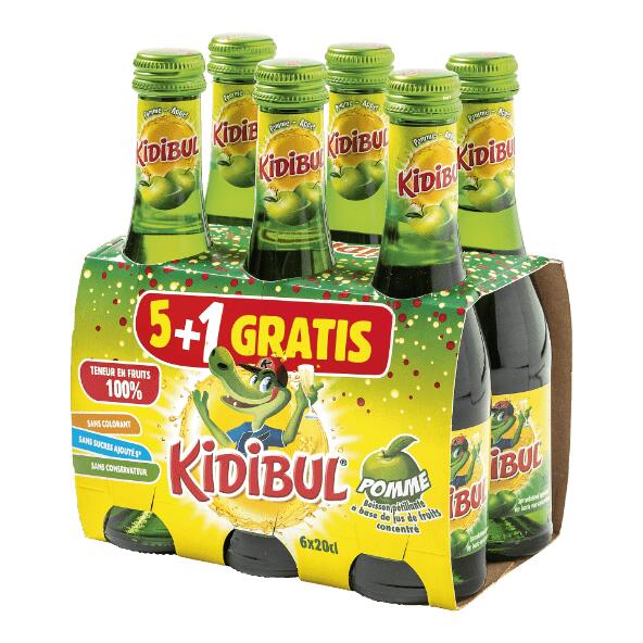 KIDIBUL(R) 				Kidibul pomme, 6 pcs