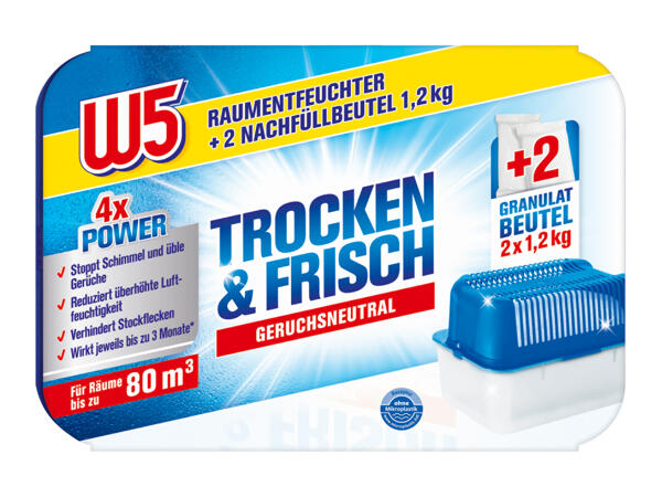 Raumentfeuchter + 2 Nachfüllbeutel
