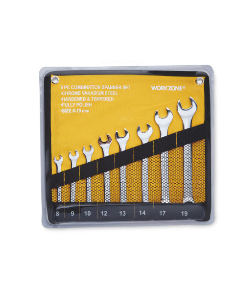 8-Piece Combination Spanner Set