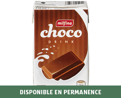 MILFINA 
 BOISSON CHOCOLATÉE