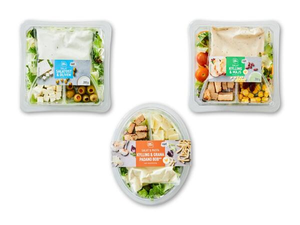 SELECT & GO Salatblanding med dressing