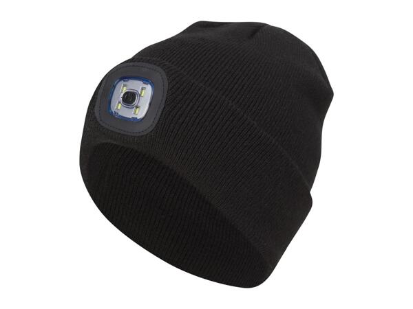 Crivit LED Beanie Hat - Black