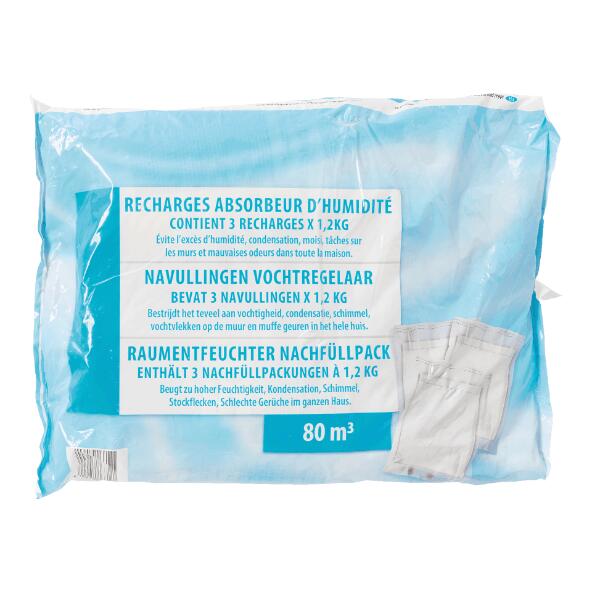 Recharges pour régulateur d'humidité, 3 pcs