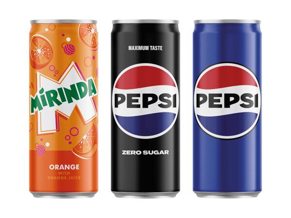 Pepsi Cola, Zero Cola, Mirinda Orange