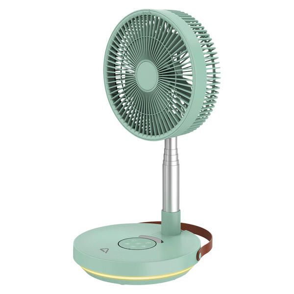 Ambiano Light Green Telescopic Fan