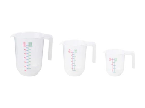 Set de gobelets doseurs, 3 pièces