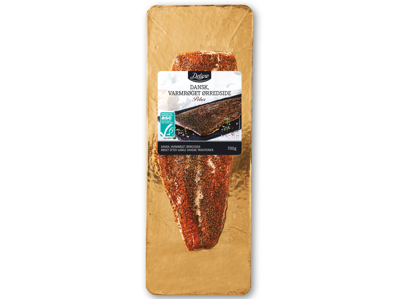 DELUXE Dansk røget ørredside