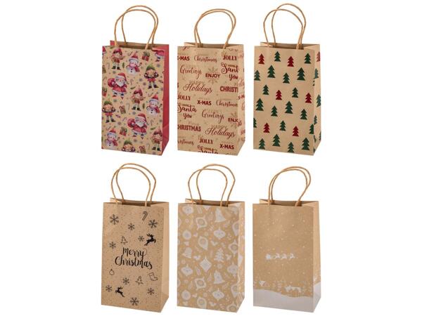 Gift Bag Set, 3 or 6 Pieces