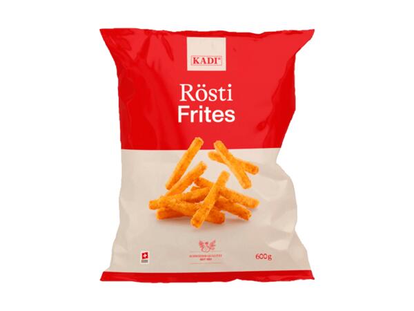 Frites façon rösti Kadi (action valable uniquement en Suisse alémanique et au Tessin)