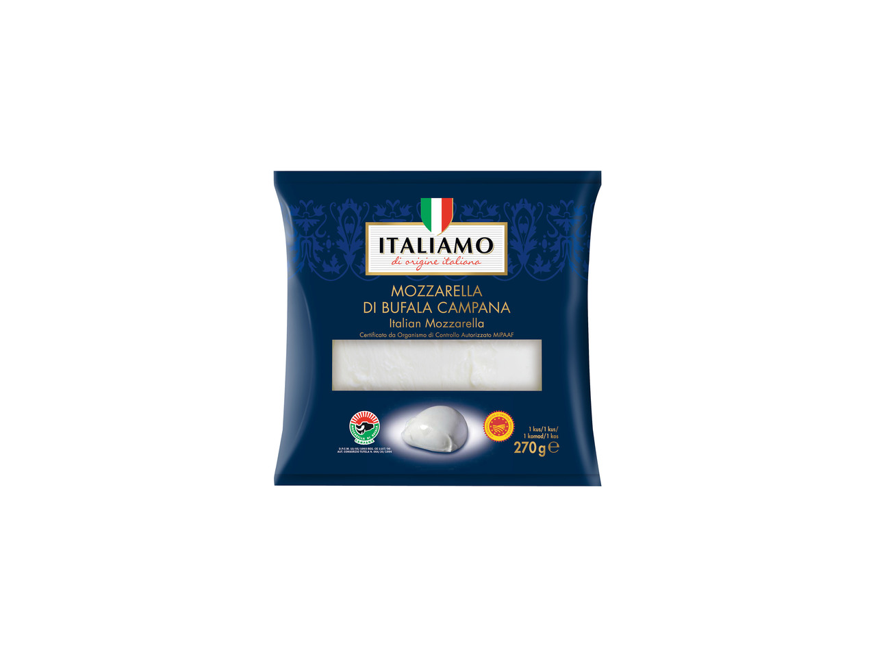 MOZZARELLA Z BUVOLÍHO MLÉKA