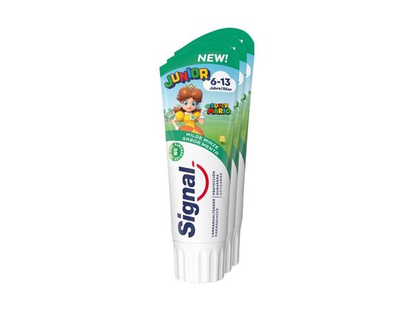 Dentifrice Signal Junior, pack de 3