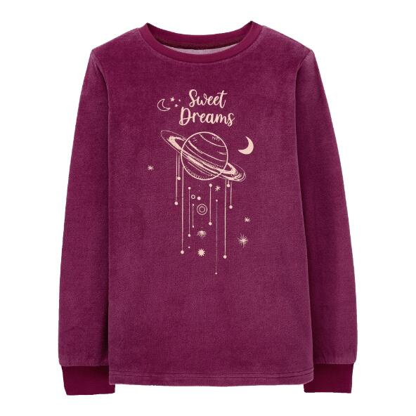 L&D(R) 				Ribfluwelen pyjama