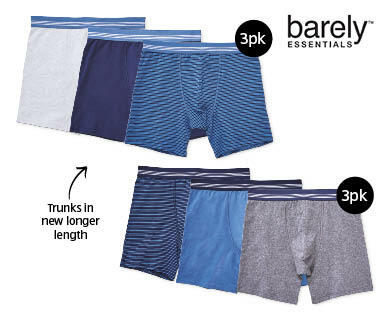 Men's Trunks 3pk or Long Trunks 3pk