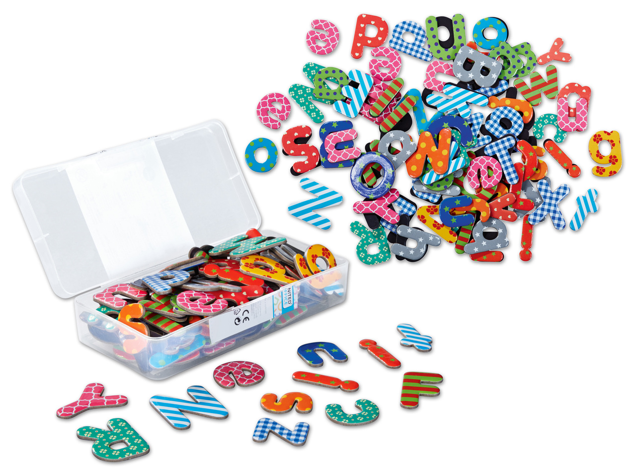UNITED OFFICE(R) Magnete ABC, 100-teilig