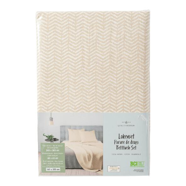 QUALITY TEXTILES(R) 				Parure de lit, 2 pers.