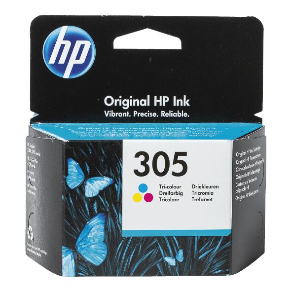 HP(R) 				Cartouche d'encre couleur HP(R) 305