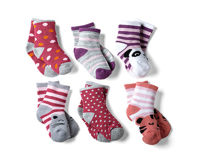 Little Journey 6-Pair Baby to Toddler Socks