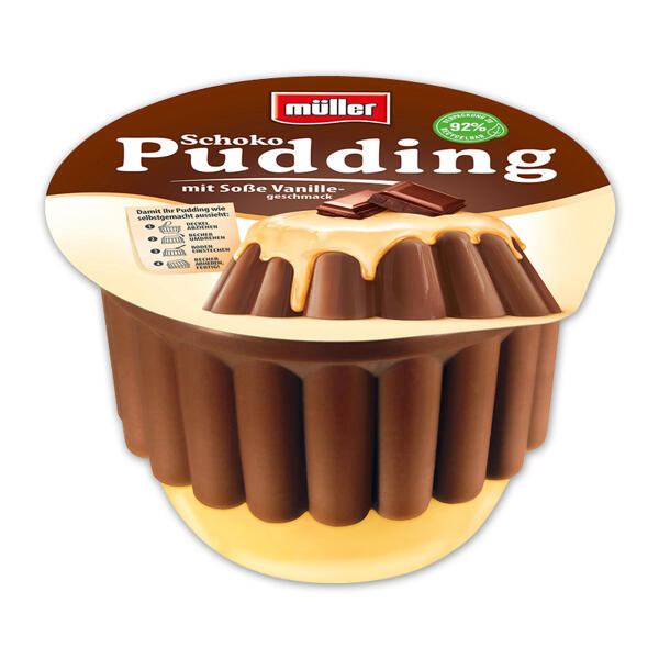 Pudding mit Soße