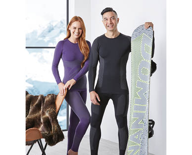 Men's Seamless Ski Compression Leggings