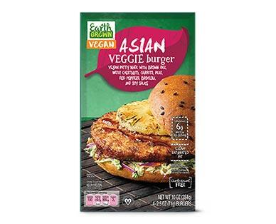 Earth Grown 
 Asian or Thai Veggie Burgers