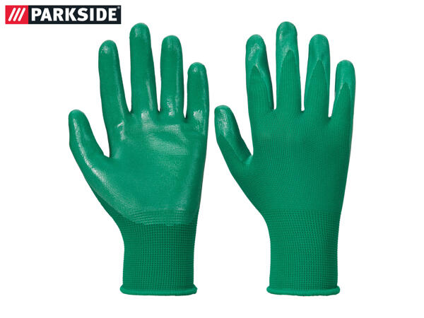 Parkside Nitrile Gardening Gloves