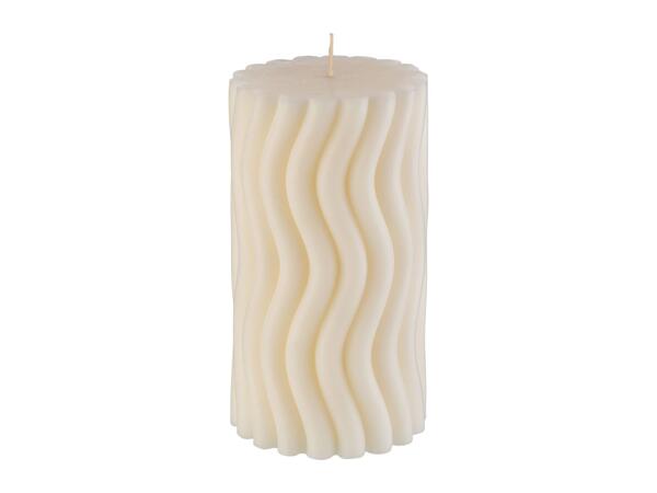 Livarno Home Pillar Candle - Cream
