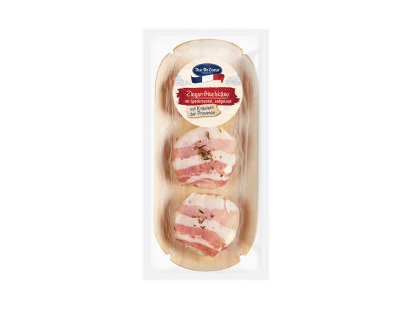 Ziegenkäse mit Speck