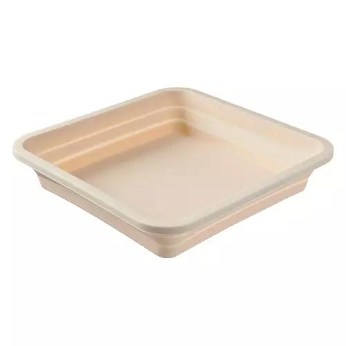 Reinforced Silicone Bakeware - Square Pan, Cream