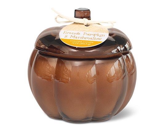 Huntington Home 
 Glass Pumpkin Candle