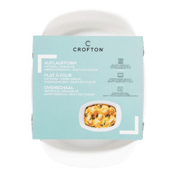 CROFTON(R) 				Auflaufform aus Opalglas