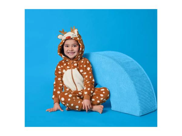 Lupilu Younger Kids' Brown Fluffy Onesie