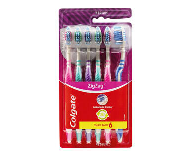 Colgate Zig Zag Toothbrushes 6pk