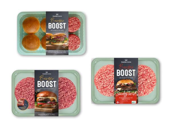 BURGER BOOST Hamburgere, Smoky Twist eller sliders