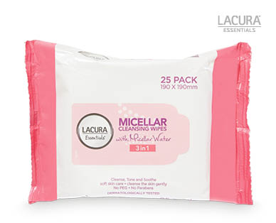 Micellar Cleansing Wipes 25pk