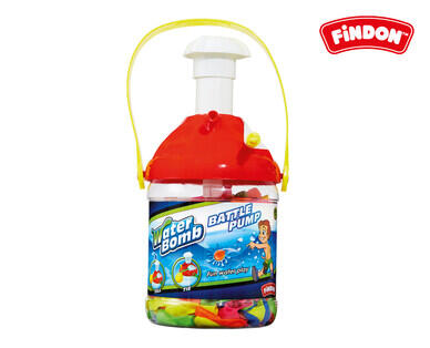 Water Gun 750ml or Water Balloon Pump with 300 Balloons